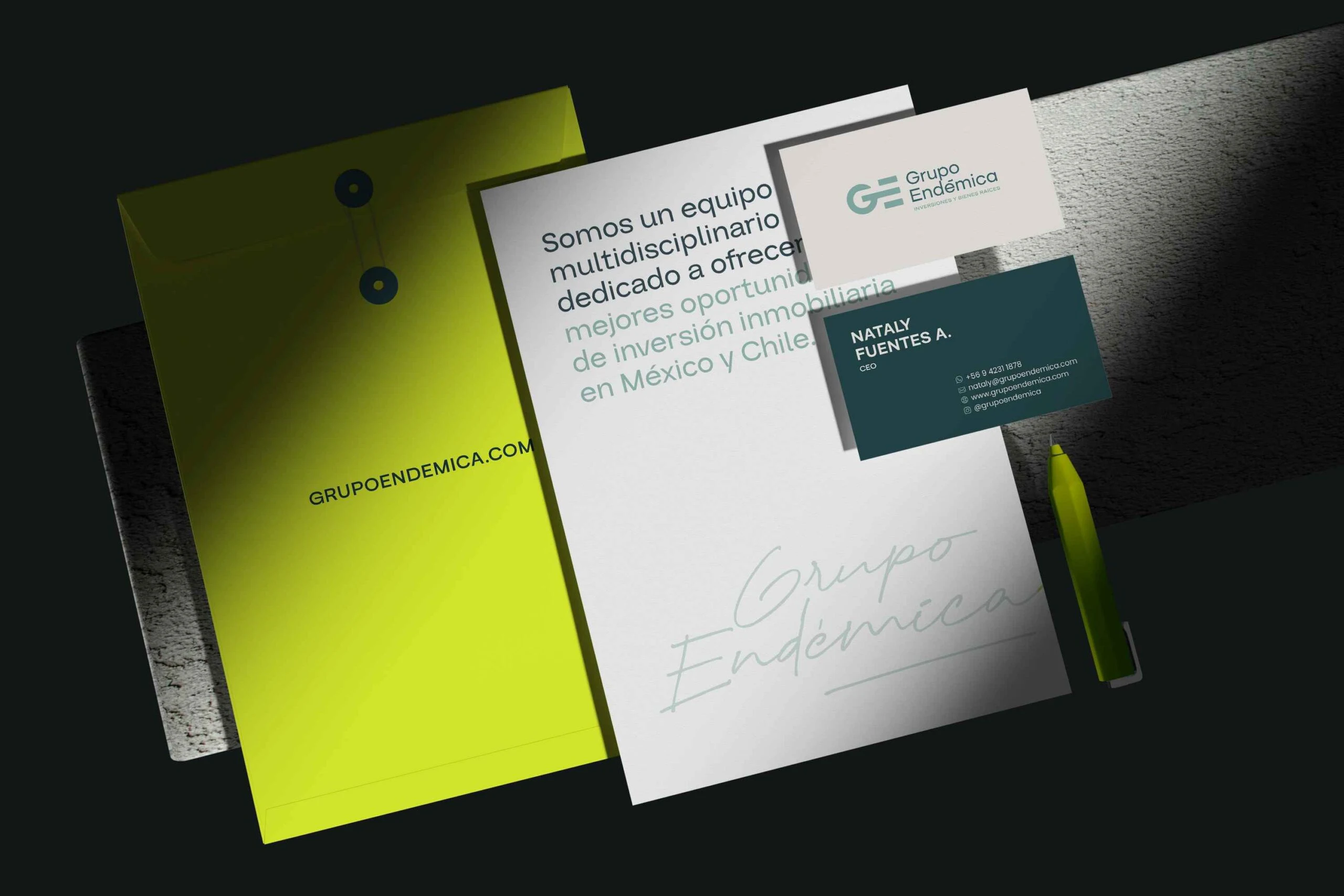 GRUPO ENDÉMICA · pieza del proyecto 8